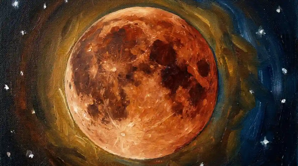 A lunar eclipse.